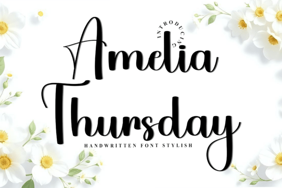 Amelia Thursday: A Versatile Script Font for Creative Marketers