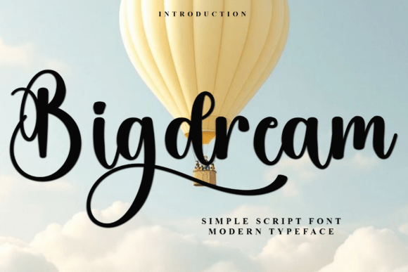 Bigdream: A Festive Font for Your Business Branding