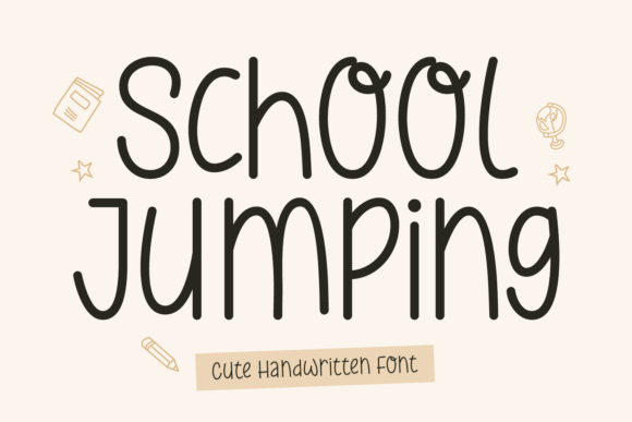 Boost Engagement with School Jumping Font