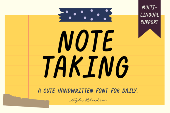 Boost Your Campaign with Note Taking Font