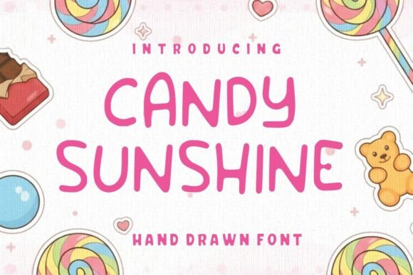 Candy Sunshine: A Friendly Hand-Drawn Font for Web Design