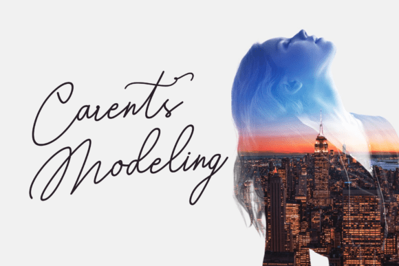 Carents Modeling: A Bold Handwritten Font for Web Design