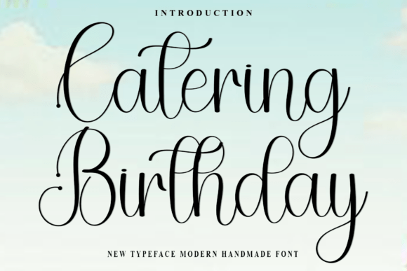 Chatering Birthday: A Font for Engaging Campaigns