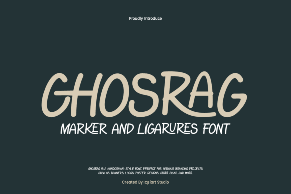 Chosrag: A Handwritten Font for Makers and Creators