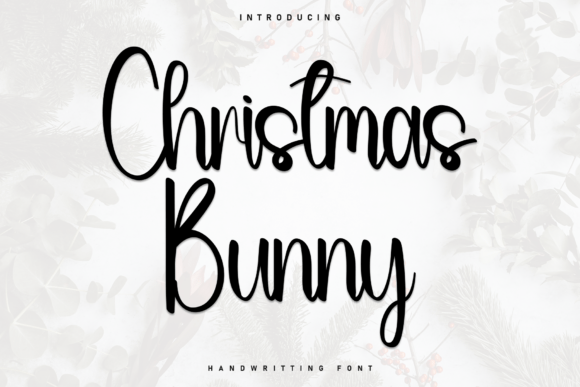Christmas Bunny: A Charming Handwritten Font for Web Design