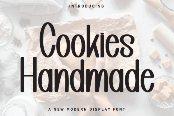 Discover the Charming Cookies Handmade Font