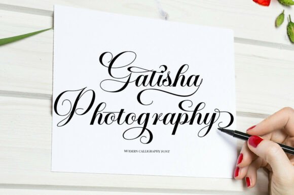 Enhance Your Brand with Gatisha Photography Font