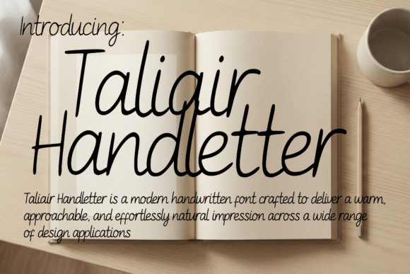 Enhancing Web Design with Taliair Handletter Font