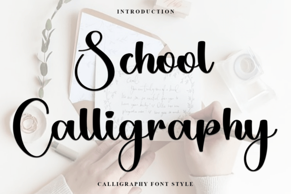 Explore School Calligraphy: A Versatile Script Font