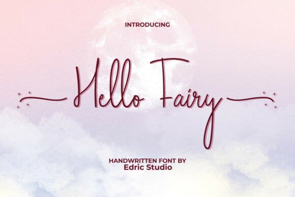 Hello Fairy: A Charming Script Font for Creative Branding