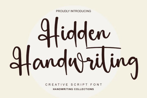 Hidden Handwriting: A Versatile Font for Creative Campaigns