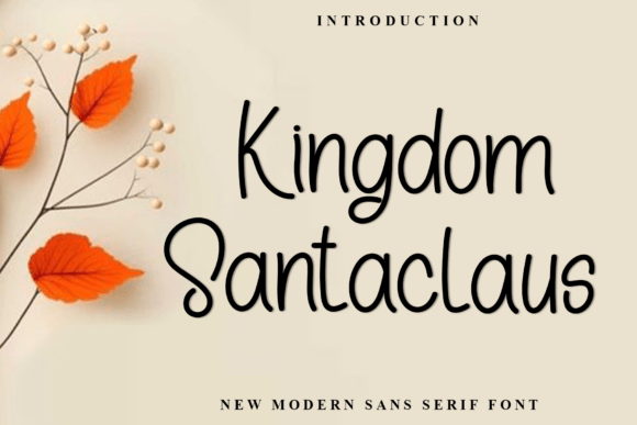 Kingdom Santaclaus: A Handwritten Font for Editorial Charm
