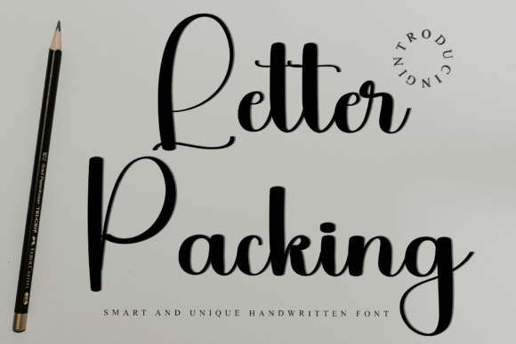 Letter Packing: A Handwritten Font for Creative Branding