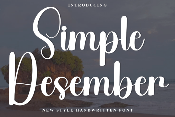 Simple Desember: A Friendly and Inviting Script Font