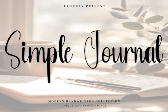Simple Journal: The Perfect Font for Your Brand's Visual Upgrade