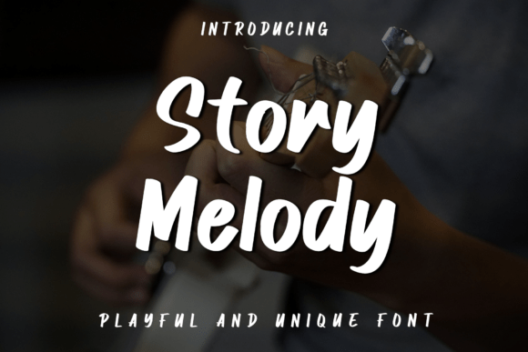 Story Melody: A Stylish Script Font for Engaging Campaigns